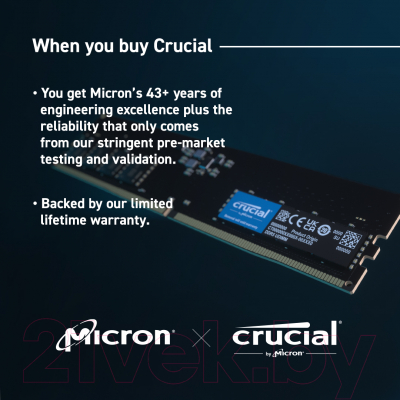 Оперативная память DDR5 Crucial CT32G48C40U5