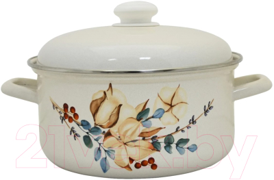 Кастрюля Лысьвенские эмали Унесенные ветром С-1512АП2/4Жм - фото