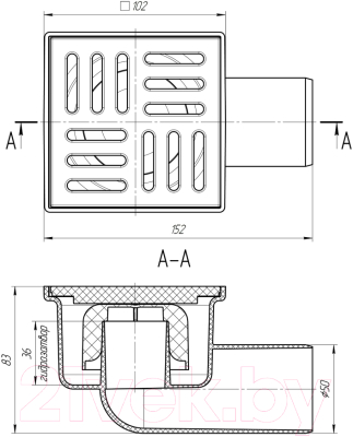 Трап для душа Ани Пласт TA5104