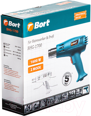 Строительный фен Bort BHG-1700 (91275691)