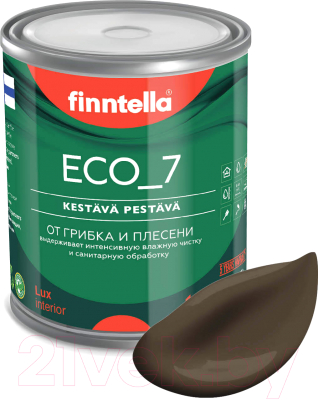 Краска Finntella Eco 7 Suklaa / F-09-2-1-FL072 - фото