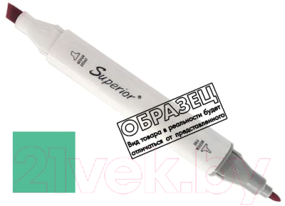 Маркер перманентный Superior Двухсторонний 68 - фото