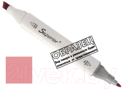 Маркер перманентный Superior Двухсторонний 7 - фото