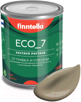 Краска Finntella Eco 7 Ruskea Khaki / F-09-2-1-FL086 - фото