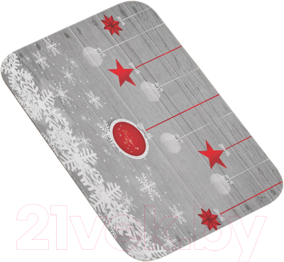 Коврик для ванной JoyArty Новогодние узоры / bath_5654 - фото