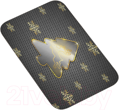 Коврик для ванной JoyArty Золотая ель / bath_5694 - фото