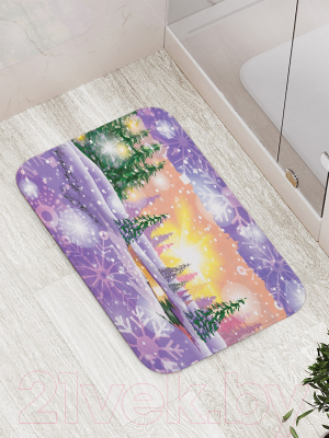 Коврик для ванной JoyArty Зимние сказки / bath_5754