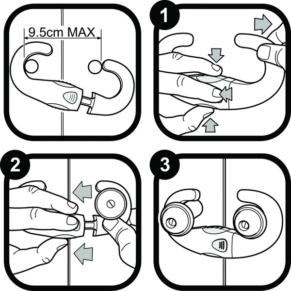 Блокиратор мебельный Clippasafe CL72/1