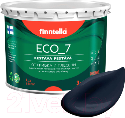 Краска Finntella Eco 7 Nevy / F-09-2-3-FL001 - фото