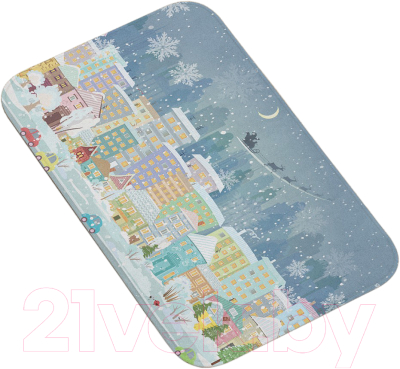 Коврик для ванной JoyArty Канун Нового Года / bath_92684 - фото