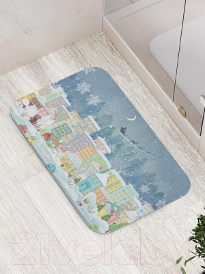 Коврик для ванной JoyArty Канун Нового Года / bath_92684