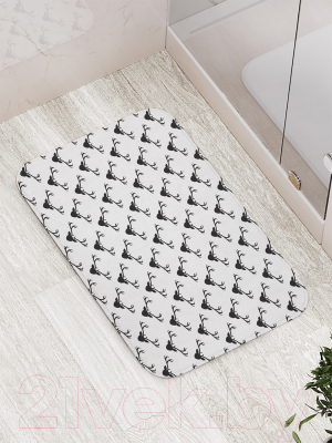 Коврик для ванной JoyArty Оленьи взоры / bath_9560