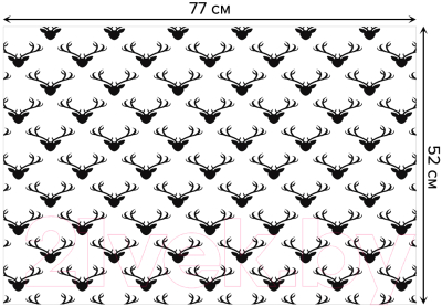 Коврик для ванной JoyArty Оленьи взоры / bath_9560