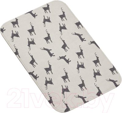 Коврик для ванной JoyArty Падение оленей / bath_9558 - фото