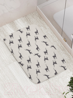 Коврик для ванной JoyArty Падение оленей / bath_9558