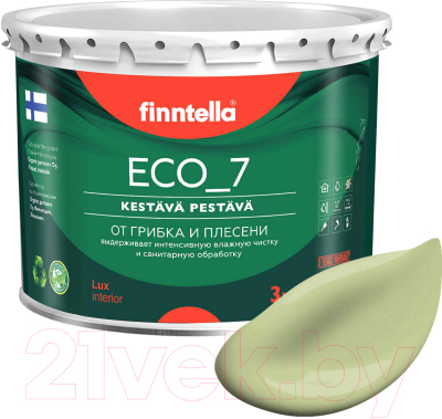 Краска Finntella Eco 7 Vihrea Tee / F-09-2-3-FL033 - фото