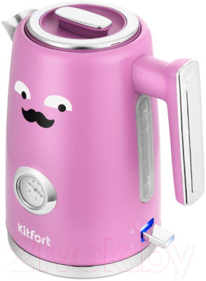 Электрочайник Kitfort KT-6144-1 (лавандовый) - фото
