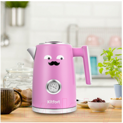 Электрочайник Kitfort KT-6144-1 (лавандовый)