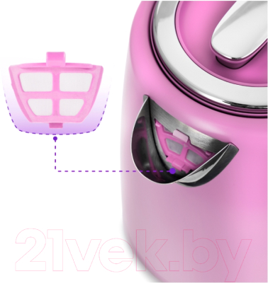 Электрочайник Kitfort KT-6144-1 (лавандовый)