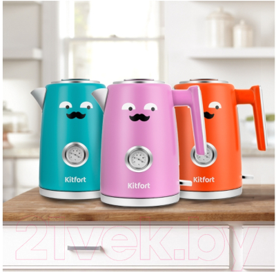 Электрочайник Kitfort KT-6144-1 (лавандовый)
