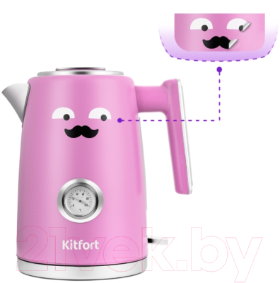 Электрочайник Kitfort KT-6144-1 (лавандовый)