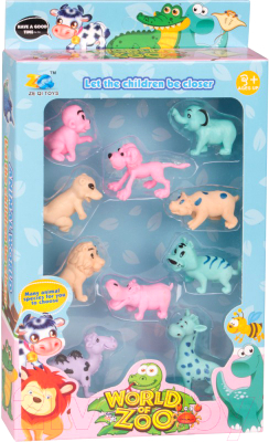 Набор фигурок игровых Ze Qi Toys Набор животных. Африка / 2020-49 - фото