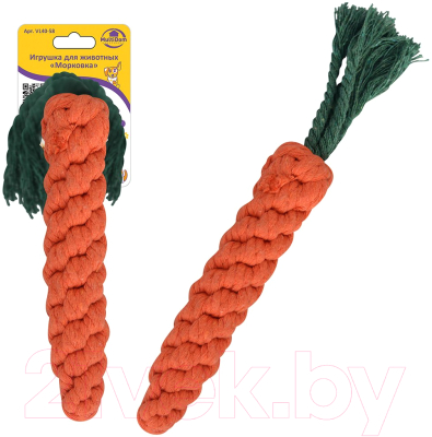 Игрушка для животных Мультидом Морковка / VL40-58