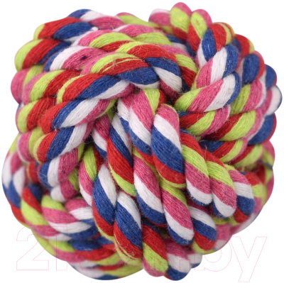 Игрушка для животных Мультидом Мячик-полосатик / VL40-60 - фото