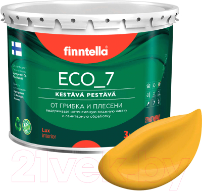 Краска Finntella Eco 7 Okra / F-09-2-3-FL113 - фото