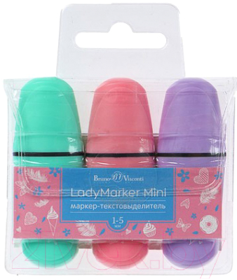 Набор маркеров Bruno Visconti LadyMarker Mini / 22-0066