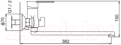 Смеситель Potato P22274-7