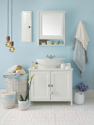 Шкаф для ванной Berossi Hilton Left АС 33101000 (белый)