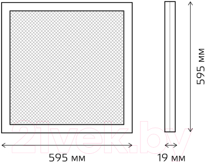 Панель светодиодная Gauss 859123236