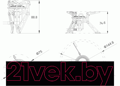 Горелка спиртовая туристическая Fire-Maple Volcano