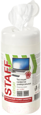 Салфетки для ухода за техникой Staff Everyday / 512657