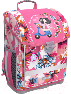 Школьный рюкзак Erich Krause ErgoLine 16L Flower Scooter / 52572 - фото
