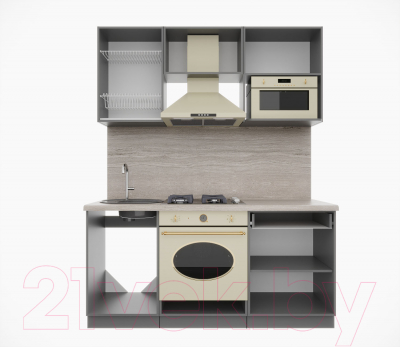 Кухонный гарнитур Интерлиния Мила Деко 1.7