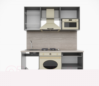 Кухонный гарнитур Интерлиния Мила Деко 1.7