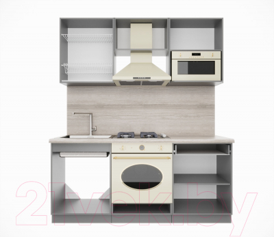 Кухонный гарнитур Интерлиния Мила Деко 1.8