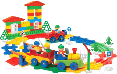 Конструктор Bauer Железная дорога / 706 - фото