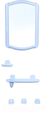 Комплект мебели для ванной Berossi 46 НВ 04608000 (голубой) - фото