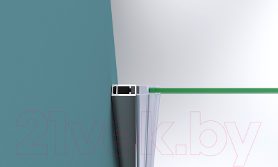 Душевая дверь BelBagno KRAFT-60/30-C-Cr-L