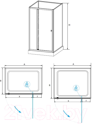 Душевая кабина RGW AN-207 70x90 / 411320779-95