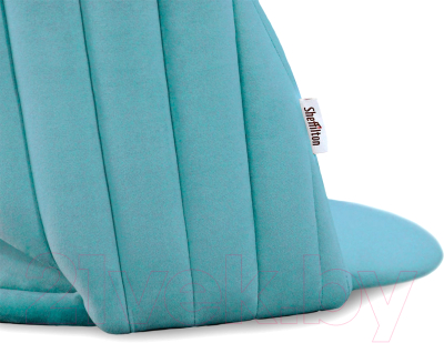 Стул барный Sheffilton SHT-ST34-1/S29-1 (голубая пастель/черный муар)