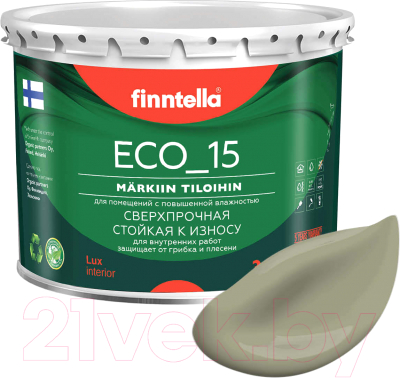 Краска Finntella Eco 15 Khaki / F-10-1-3-FL022 - фото