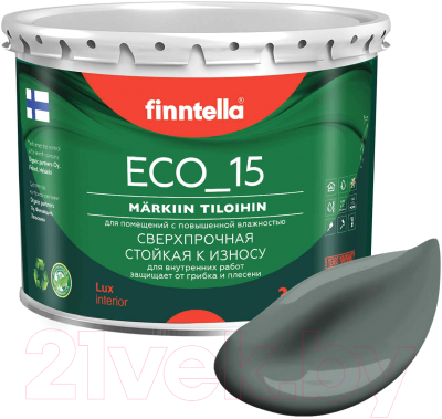 Краска Finntella Eco 15 Salvia / F-10-1-3-FL051 - фото