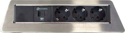 Блок розеточный Electraline 62570 - фото