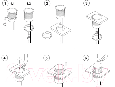 Блок розеточный Electraline 62571