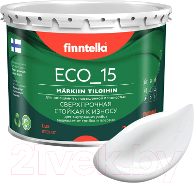 Краска Finntella Eco 15 Platinum / F-10-1-3-FL064 - фото