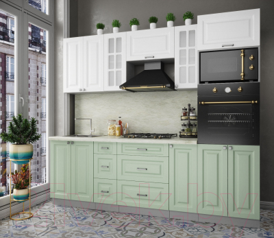 Кухонный гарнитур Интерлиния Мила Деко 2.4